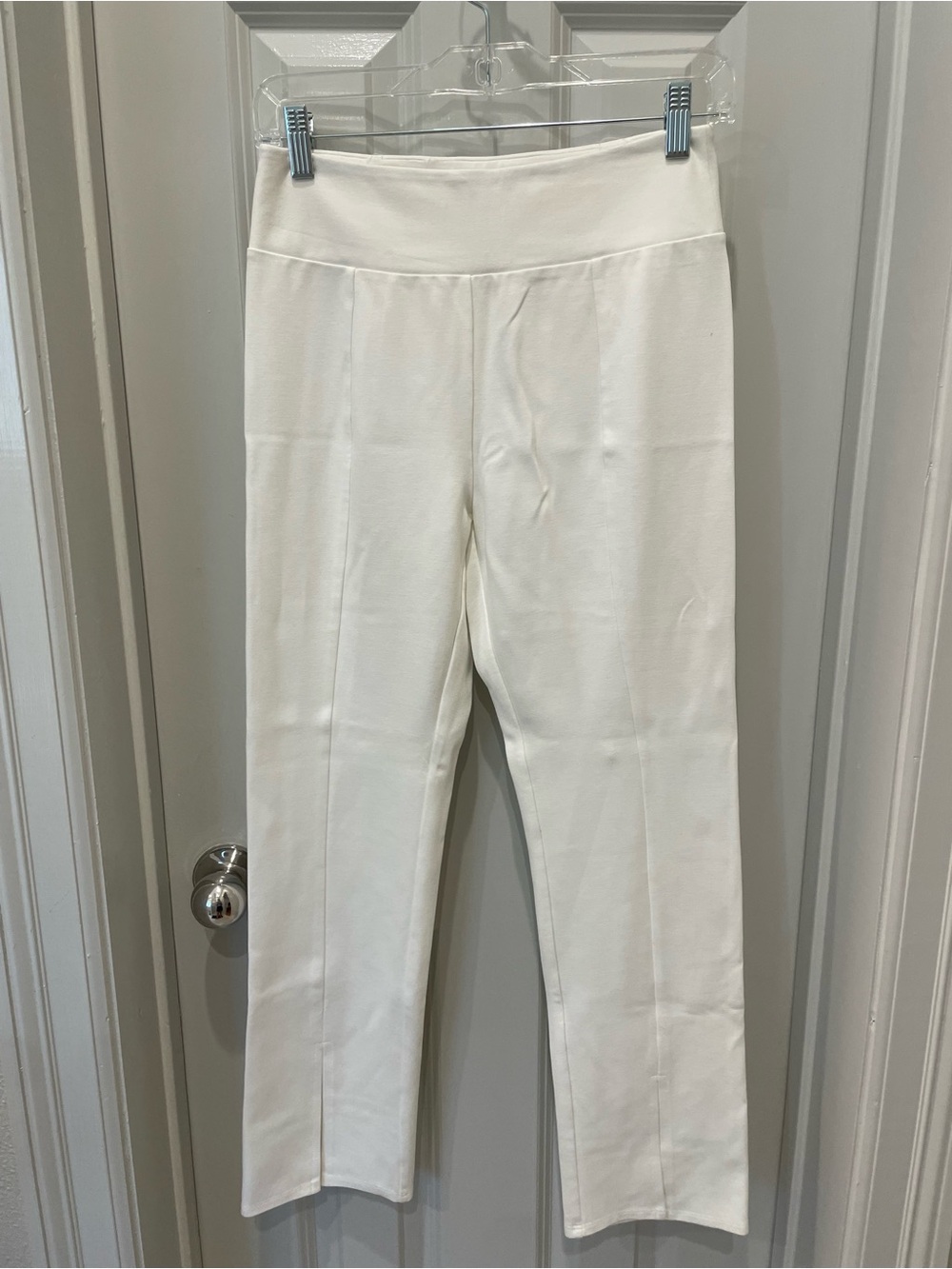 Jude Connally Cream Pull-On Straight-Leg Pants
